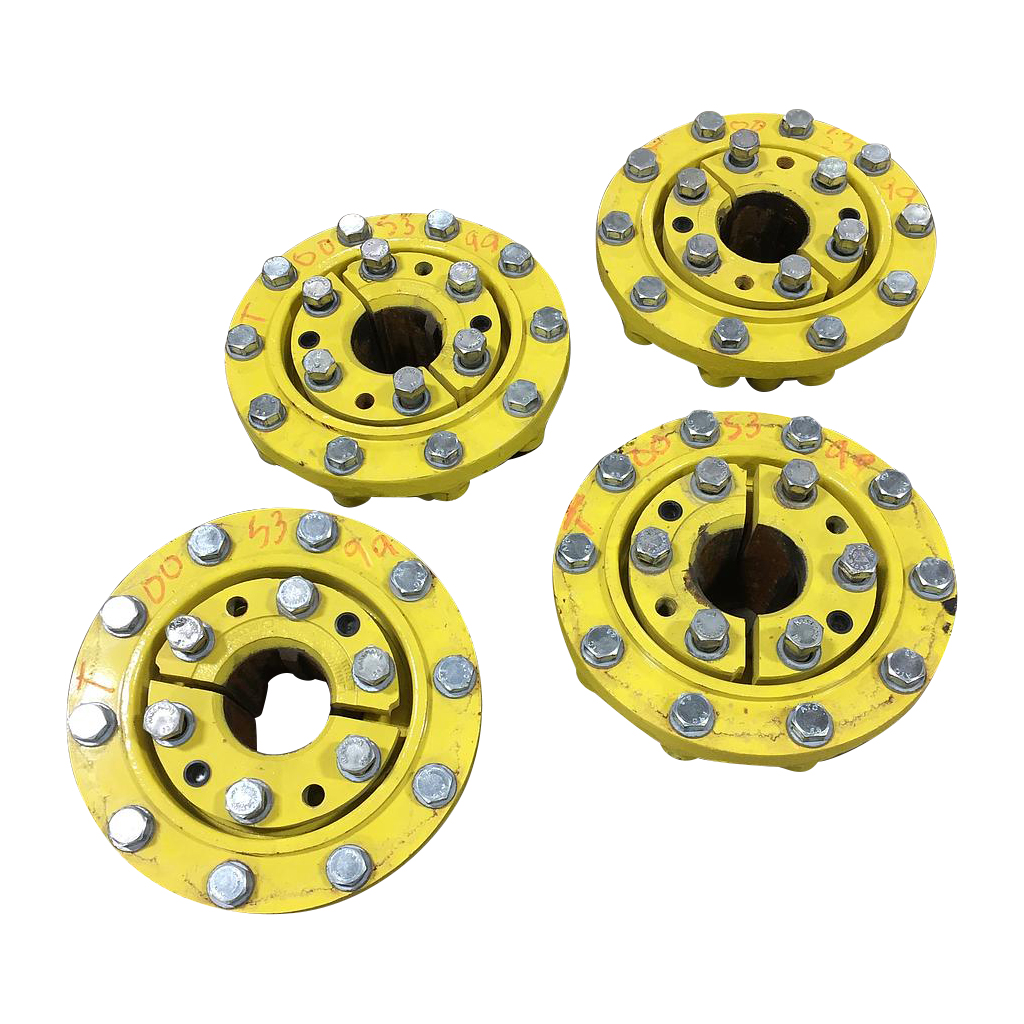 10-Hole Wedg-Lok OE Style, 3.937" (100mm) axle, John Deere Yellow