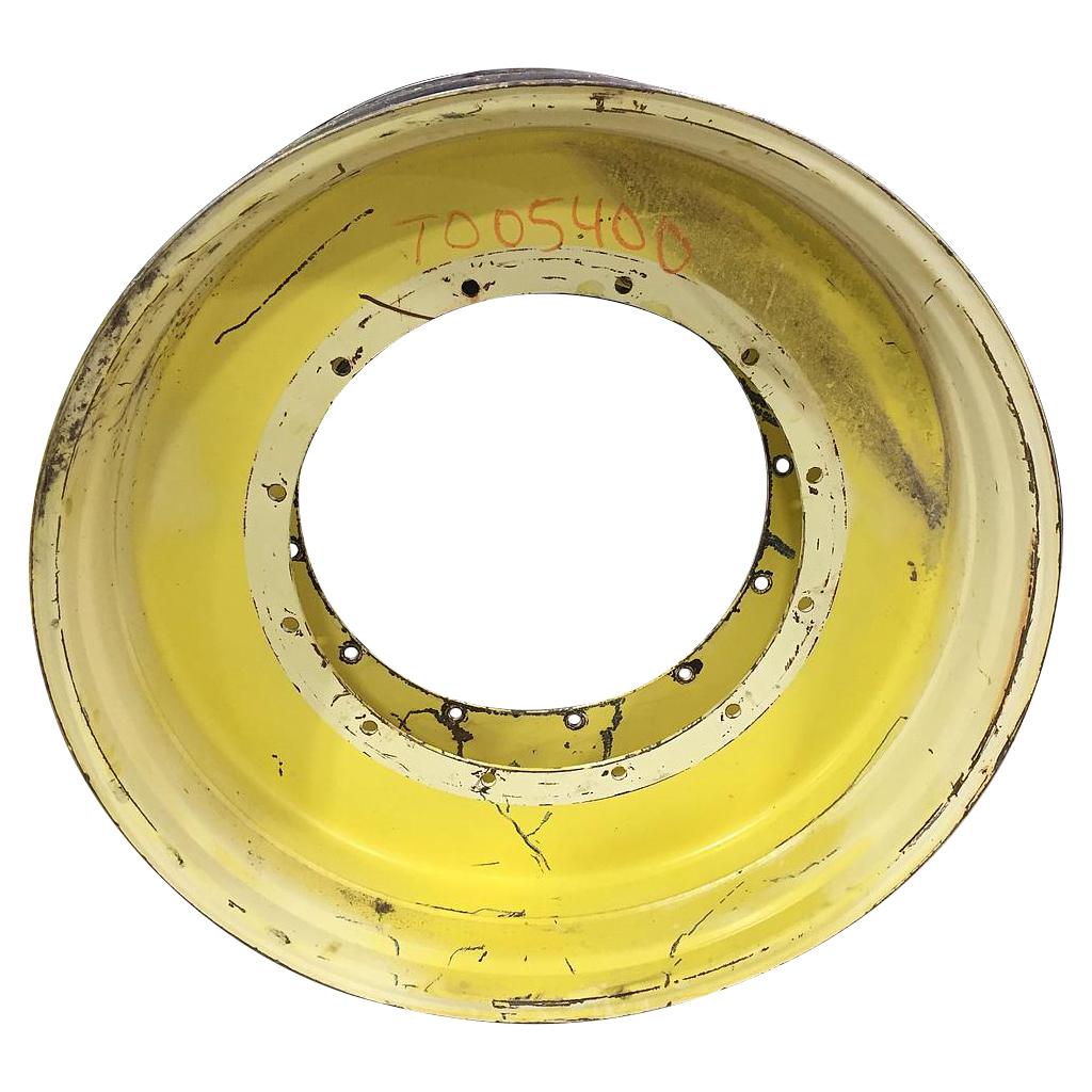 12"W x 50"D, John Deere Yellow 12-Hole Stub Disc