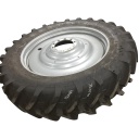 480/80R50 Michelin AgriBib R-1W on Case IH Silver Mist 10-Hole Formed Plate W/Weight Holes 99%