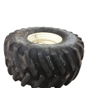 900/60R32 Firestone Radial All Traction 23 R-1 on Off White 10-Hole Formed Plate 85%
