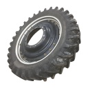 320/85R38 Michelin AgriBib Row Crop R-1W on Case IH Silver Mist 12-Hole Waffle Wheel (Groups of 3 bolts) 70%