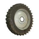 480/80R50 Firestone Radial Deep Tread 23 R-1W on Agco Corp Gray 10-Hole Formed Plate W/Weight Holes 85%