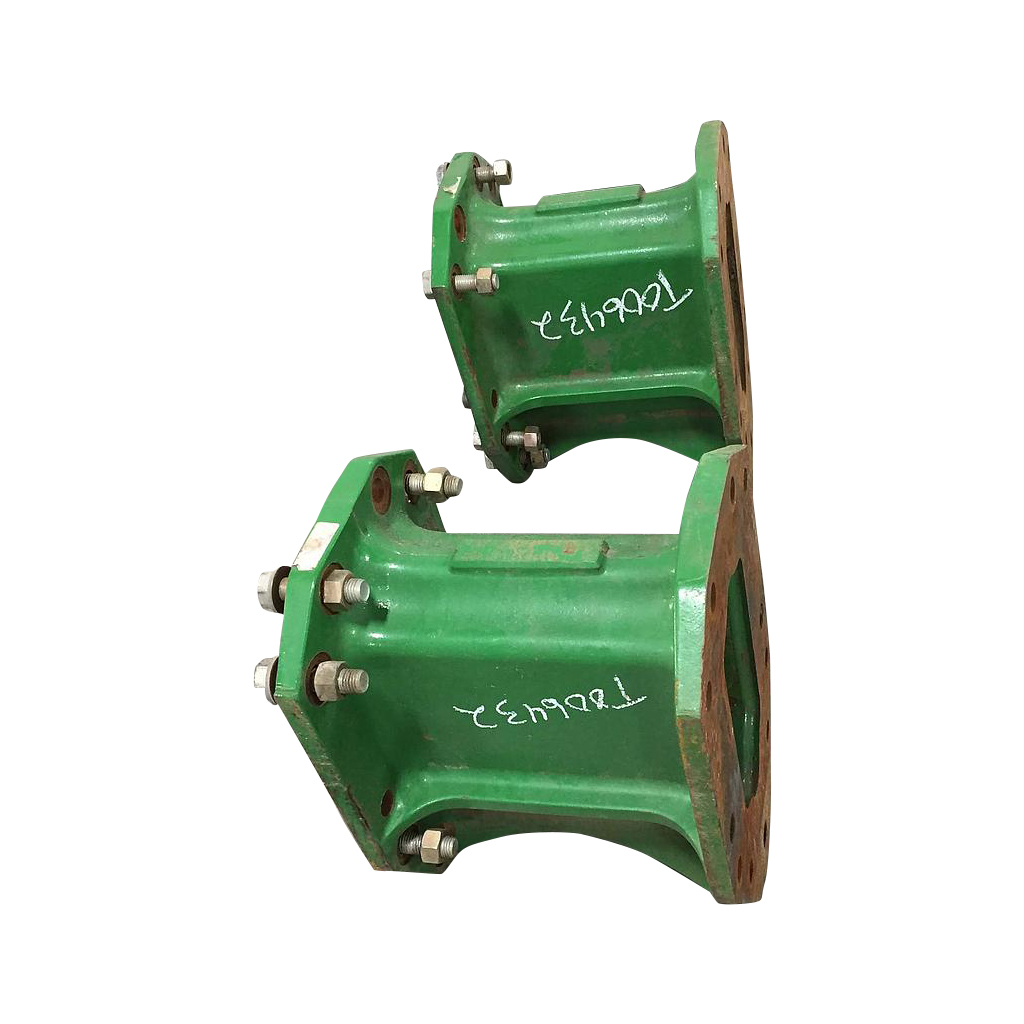 15.75"L Combine Frame Extension Ends(Left/Right), John Deere Combine "S" Series ("D"22/22 spline drive shafts), John Deere Green