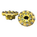 10-Hole Wedg-Lok OE Style, 3.625" (92.075mm) axle, John Deere Yellow