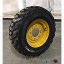 10/-16.5 Galaxy Beefy Baby R-4 on Industrial Yellow  8-Hole Skid Steer 95%
