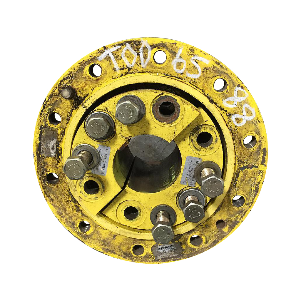 10-Hole Wedg-Lok Style, 4.331" (110.007mm) axle, John Deere Yellow