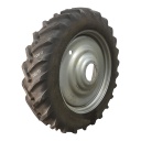 480/80R50 Goodyear Farm DT800 Super Traction R-1W on Case IH Silver Mist 10-Hole Formed Plate W/Weight Holes 70%