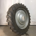 480/80R50 Goodyear Farm DT800 Super Traction R-1W on Case IH Silver Mist 10-Hole Formed Plate W/Weight Holes 60%