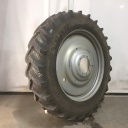 480/80R50 Goodyear Farm DT800 Super Traction R-1W on Case IH Silver Mist 10-Hole Formed Plate W/Weight Holes 60%
