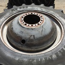 480/80R42 BKT Tires Agrimax RT 855 R-1W on Case IH Silver Mist 20-Hole Dolly Dual 90%