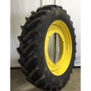 480/80R50 Mitas AC85 Radial R-1W on John Deere Yellow 12-Hole Stub Disc 95%