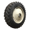 480/80R38 Goodyear Farm Dyna Torque Radial R-1 on Case IH Silver Mist 9-Hole Formed Plate 65%