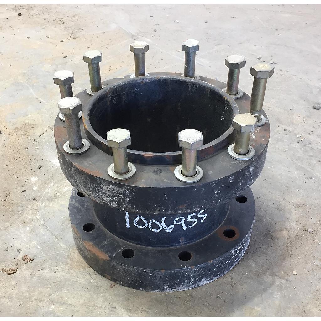 10-Hole 10"L Hub Extension, Black
