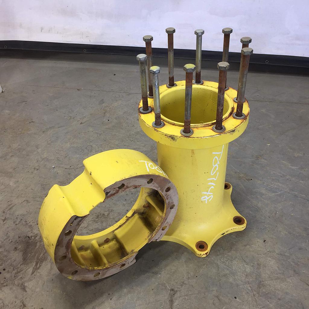12-Hole 27.75"L FWD Spacer(2-PC OE Style), John Deere Yellow