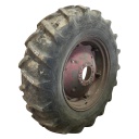 14.9/-28 Firestone Traction Field & Road R-1 on Red 8-Hole Rim with Clamp/Loop Style 45%