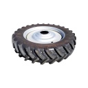 480/80R50 Michelin AgriBib R-1W on Case IH Silver Mist 10-Hole Formed Plate W/Weight Holes 85%