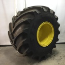 1250/50R32 Mitas SuperFlexion Tire (SFT) R-1W on John Deere Yellow 10-Hole "VA" Wheel Assy 90%