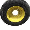 445/55R22.5 Miscellaneous Medium Truck on John Deere Yellow 10-Hole Formed Plate