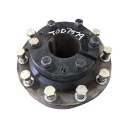 10-Hole Wedg-Lok OE Style, 4.528" (115.011mm) axle, Black