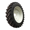 480/80R50 Michelin AgriBib R-1W on New Holland White 10-Hole Formed Plate W/Weight Holes 99%