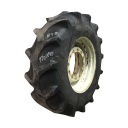 18.4/-30 Firestone Champion Spade Grip R-2 on New Holland White 12-Hole Waffle Wheel (Groups of 2 bolts) 25%