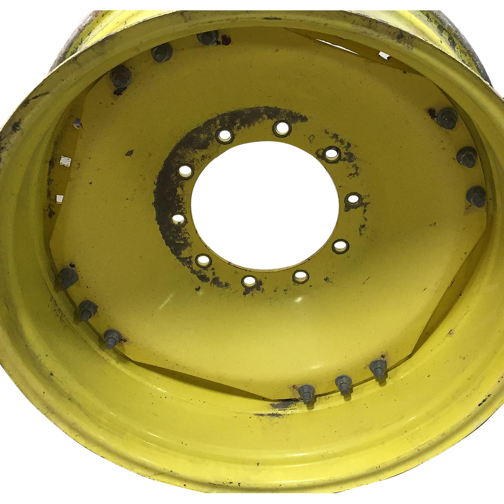 10-Hole Waffle Wheel (Groups of 3 bolts) Center for 34" Rim, John Deere Yellow