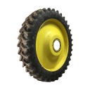 380/90R54 Firestone Radial 9000 R-1W on John Deere Yellow 10-Hole Spun Disc 80%