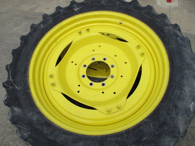 10"W x 42"D, John Deere Yellow 8-Hole Stub Disc (groups of 2 bolts)