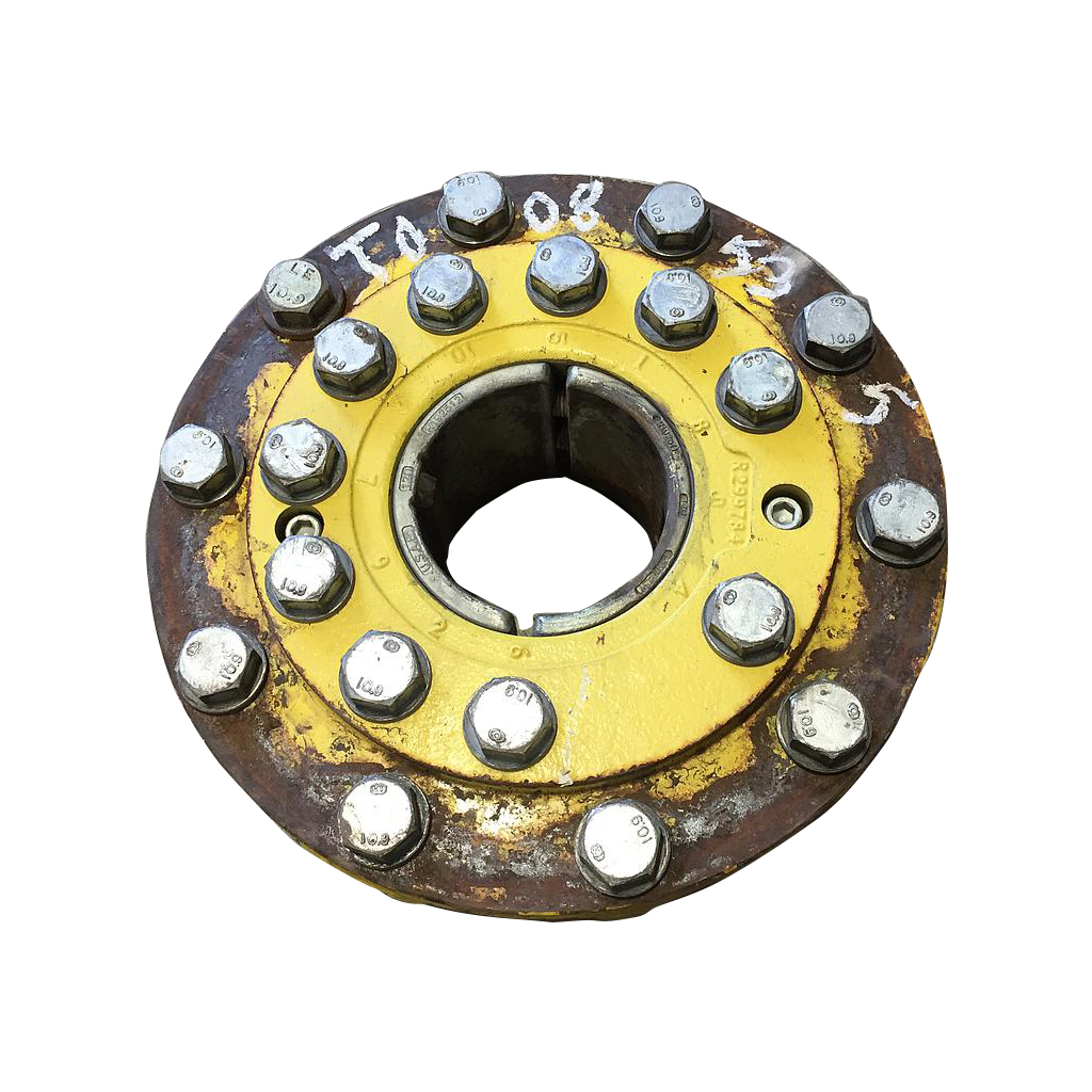 10-Hole Wedg-Lok OE Style, 4.724" (119.99mm) axle, John Deere Yellow