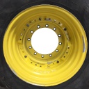 15"W x 30"D Waffle Wheel (Groups of 3 bolts)/Waffle Wheel (Groups of 2 bolts) Rim with 12-Hole Center, John Deere Yellow