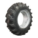 16.9/-28 BF Goodrich Power Grip  R-1 on Case IH Silver Mist 6-Hole Rim with Clamp/Loop Style 60%