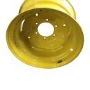 9.75"W x 15.5"D, John Deere Yellow 6-Hole Implement