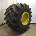 1250/50R32 Mitas SuperFlexion Tire (SFT) R-1W on John Deere Yellow 10-Hole "VA" Wheel Assy 90%