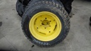 27/8.50-15 Galaxy Mighty Mow R-3 on John Deere Yellow 6-Hole Formed Plate 85%