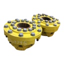 10-Hole Wedg-Lok OE Style, 4.724" (119.99mm) axle, John Deere Yellow