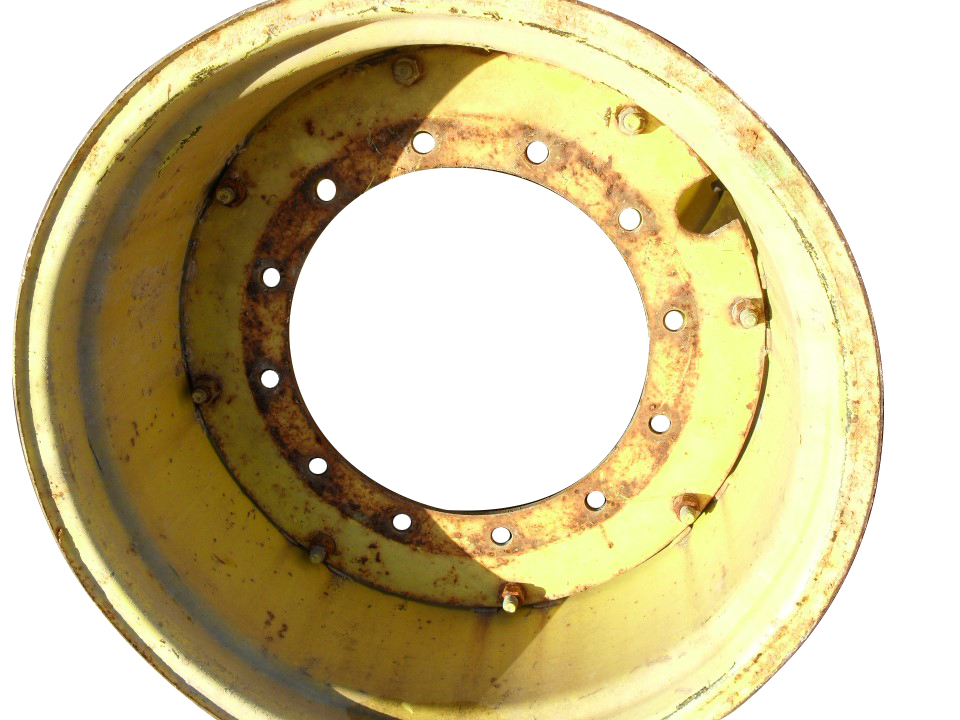 12-Hole Rim with Clamp/Loop Style Center for 26" Rim, John Deere Yellow