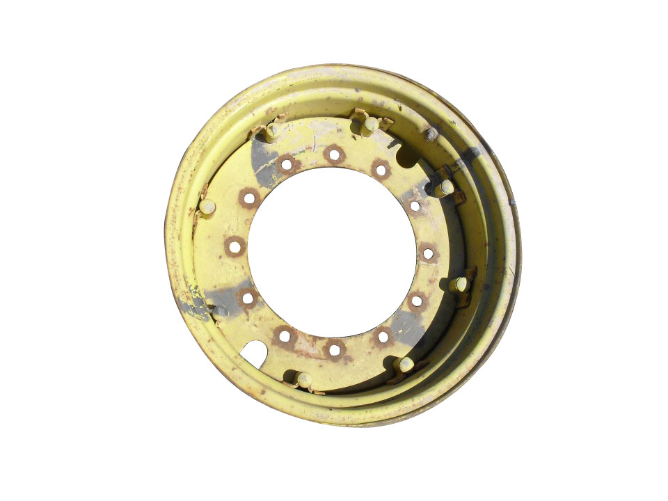 15"W x 26"D, John Deere Yellow 8-Hole Rim with Clamp/Loop Style
