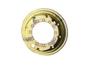 15"W x 26"D, John Deere Yellow 8-Hole Rim with Clamp/Loop Style