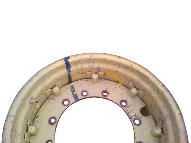 12-Hole Rim with Clamp/Loop Style Center for 26" Rim, John Deere Yellow