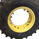 12"W x 24"D, John Deere Yellow 8-Hole Rim with Clamp/Loop Style (groups of 2 bolts)