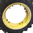 11"W x 28"D, John Deere Yellow 8-Hole Rim with Clamp/Loop Style (groups of 2 bolts)