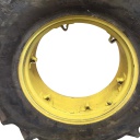 15"W x 28"D, John Deere Yellow 6-Hole Rim with Clamp/Loop Style