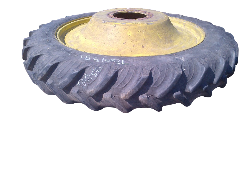 10"W x 46"D, John Deere Yellow 10-Hole Spun Disc