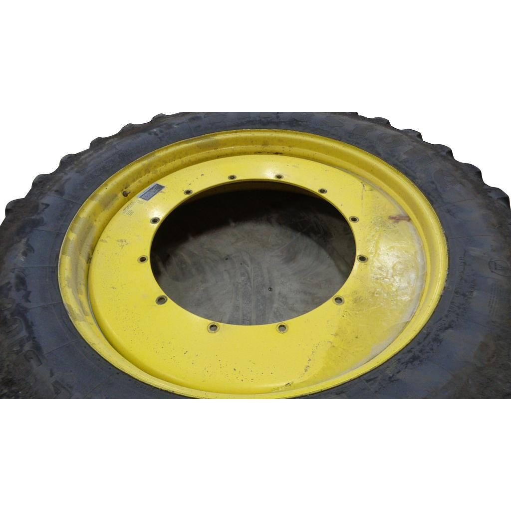 12"W x 50"D, John Deere Yellow 12-Hole Stub Disc