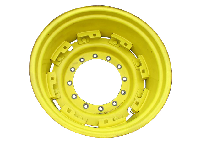 12-Hole Rim with Clamp/U-Clamp Center for 30" Rim, John Deere Yellow