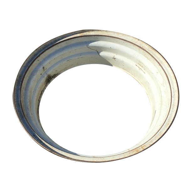 15"W x 30"D, White 8-Hole Waffle Wheel (Groups of 2 bolts)