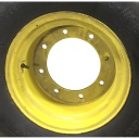 10"W x 16"D, John Deere Yellow 8-Hole Formed Plate