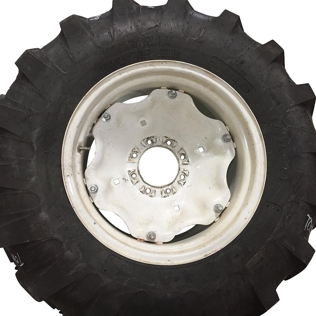 15"W x 24"D, New Holland White 6-Hole Rim with Clamp/Loop Style