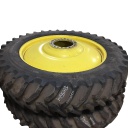 13"W x 46"D, John Deere Yellow 10-Hole Formed Plate