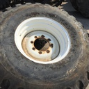 23.1/-26 Firestone All Non-Skid Tractor R-3 on White 8-Hole Formed Plate 99%